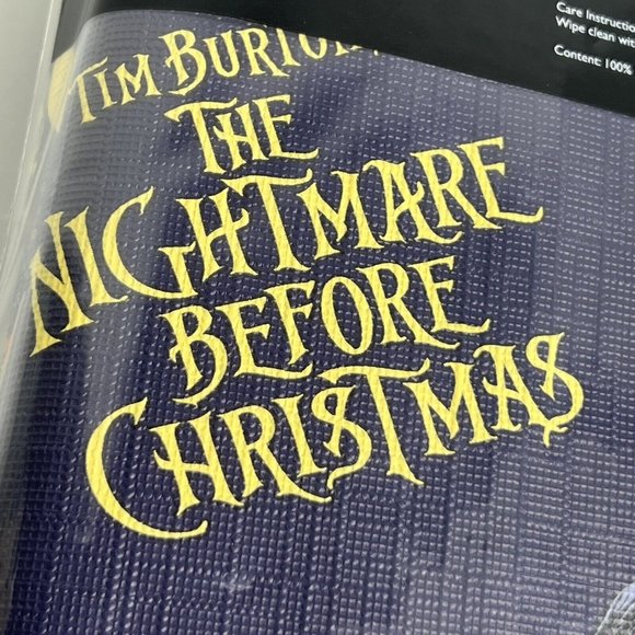 Disney Nightmare Before Christmas Tablecloth 60"X84" Jack Skellington Pumpkins - Picture 5 of 12